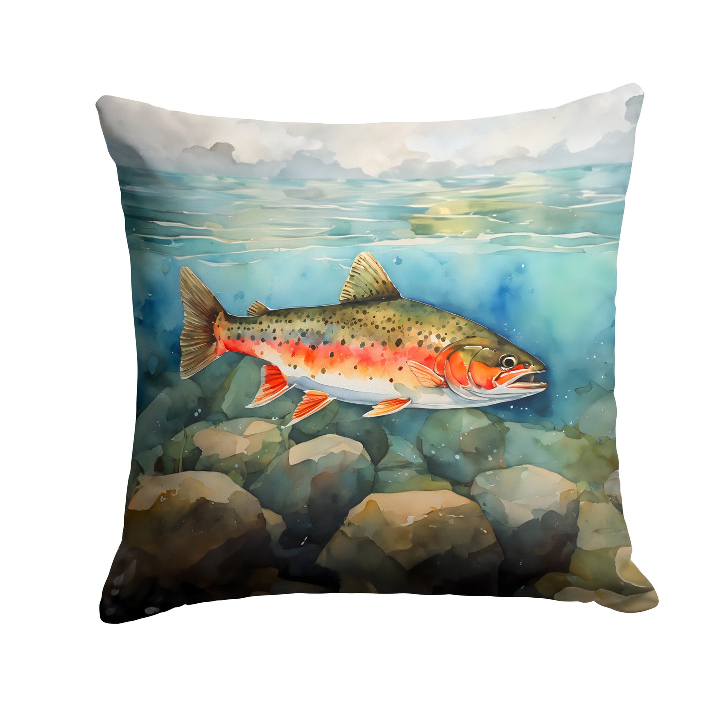 Buy this Brook Trout Throw Pillow