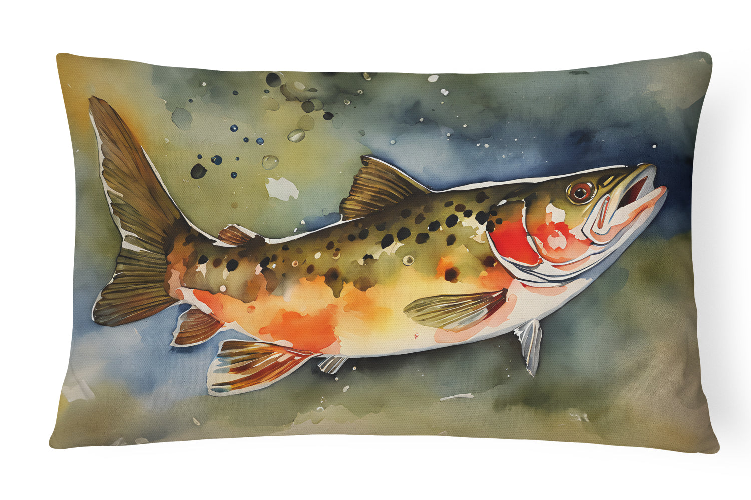 Buy this Brook Trout Throw Pillow