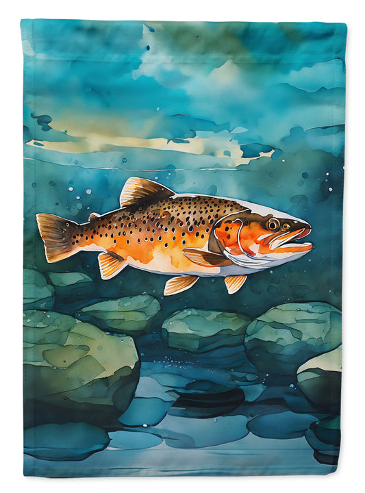 Buy this Brown Trout House Flag