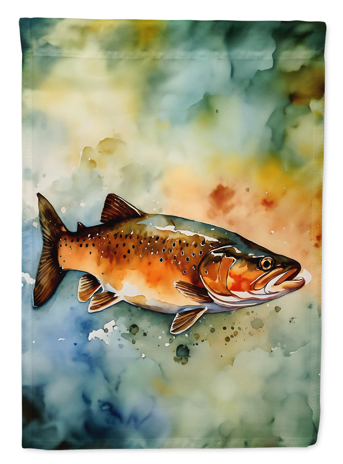 Buy this Brown Trout House Flag