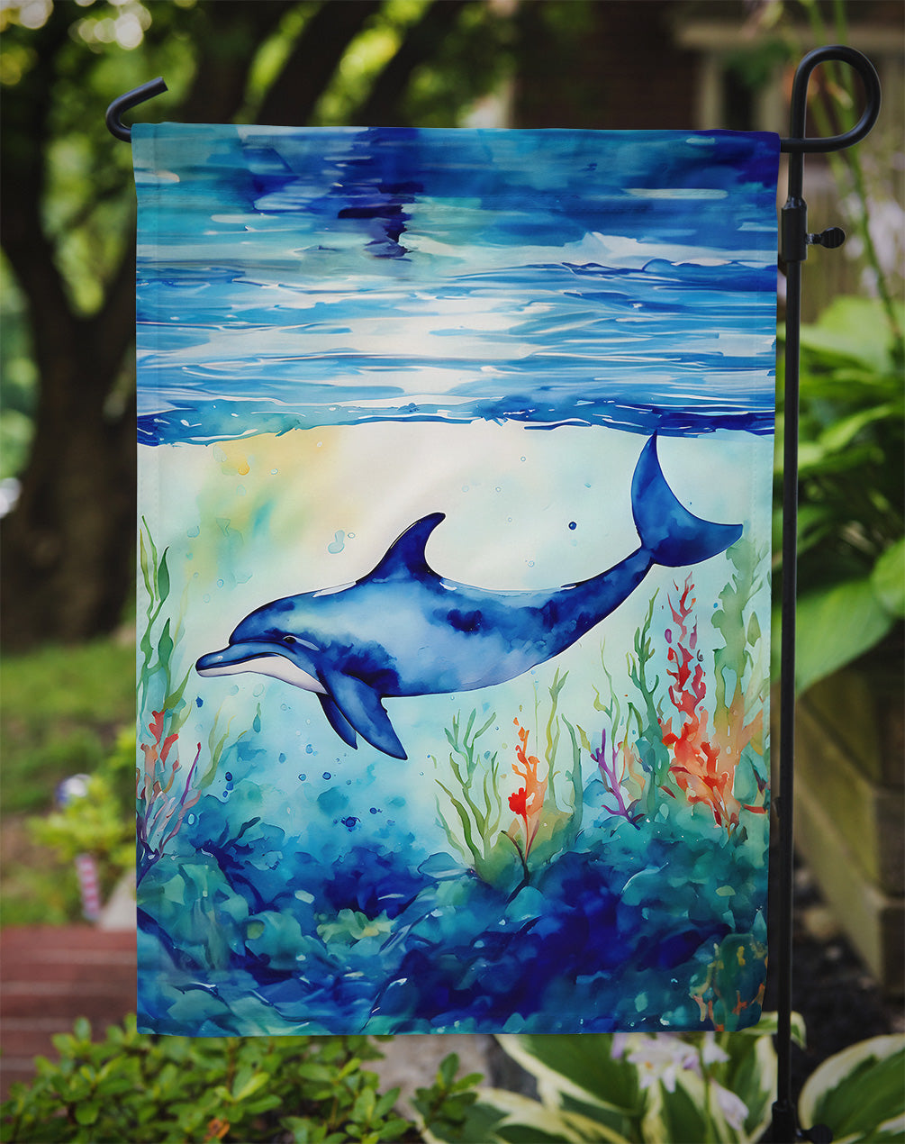 Dolphin Garden Flag