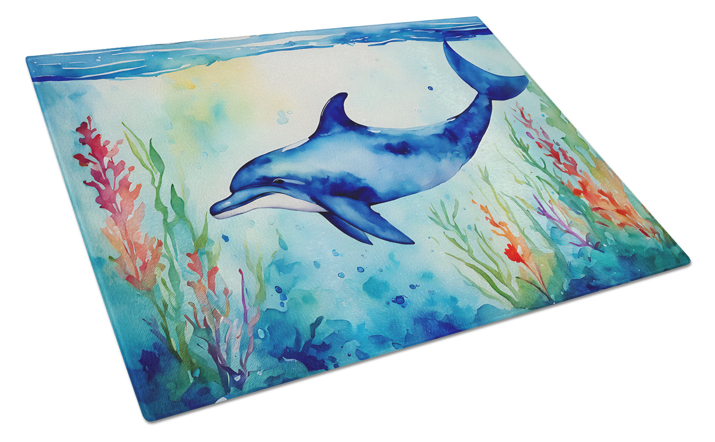 Buy this Dolphin Glass Cutting Board