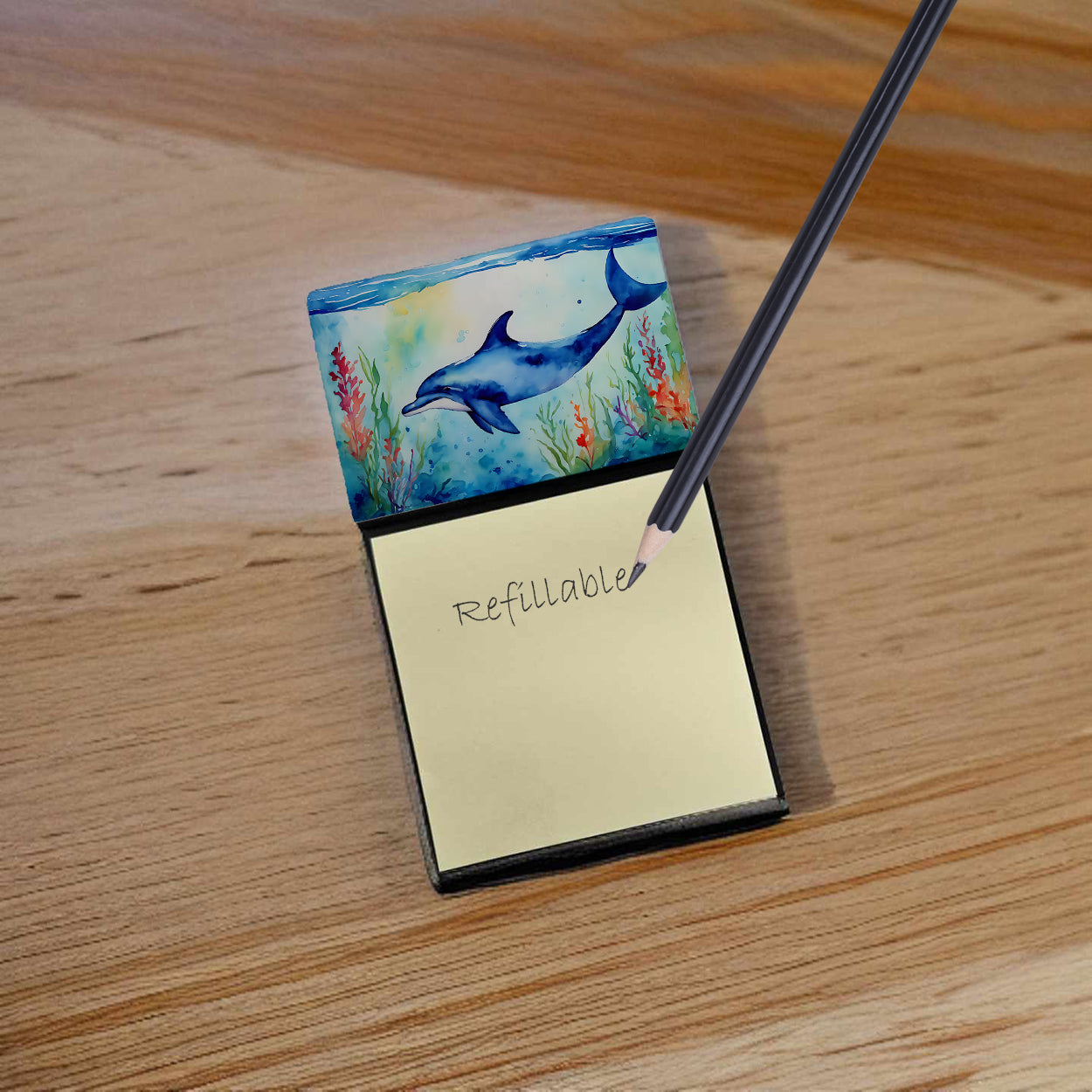 Dolphin Sticky Note Holder