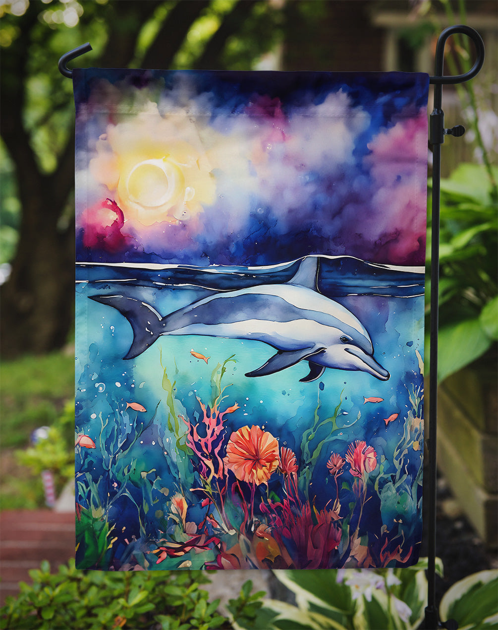 Dolphin Garden Flag