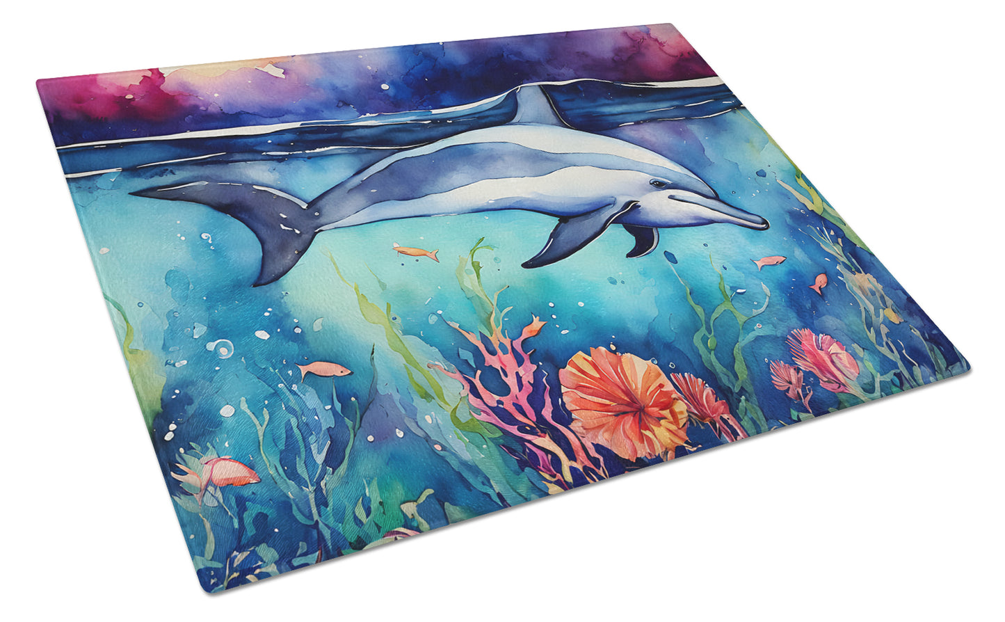 Buy this Dolphin Glass Cutting Board