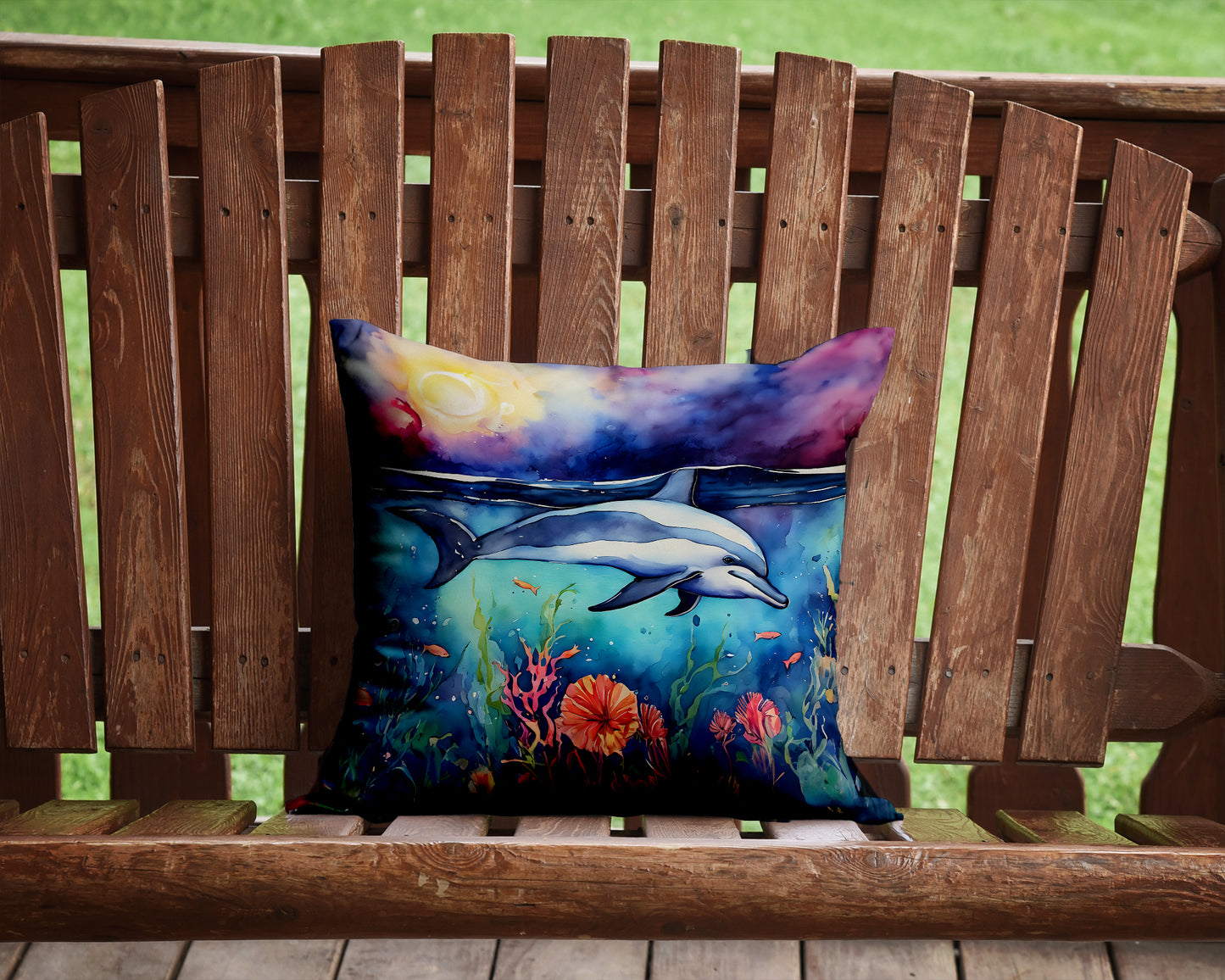 Dolphin Throw Pillow