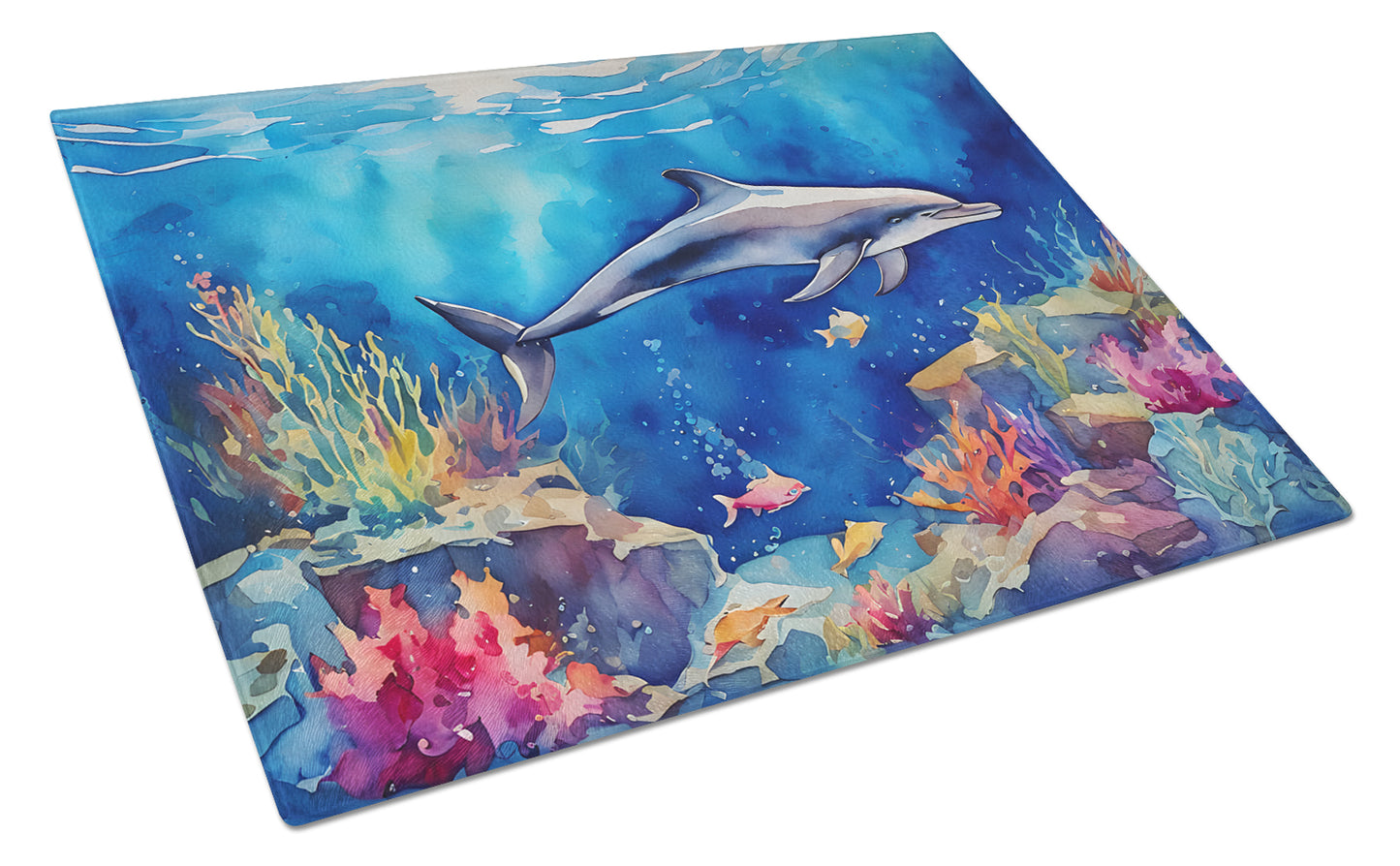 Buy this Dolphin Glass Cutting Board