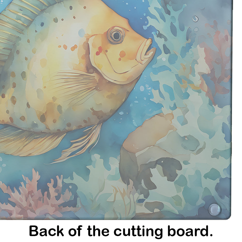 Flounder Glass Cutting Board