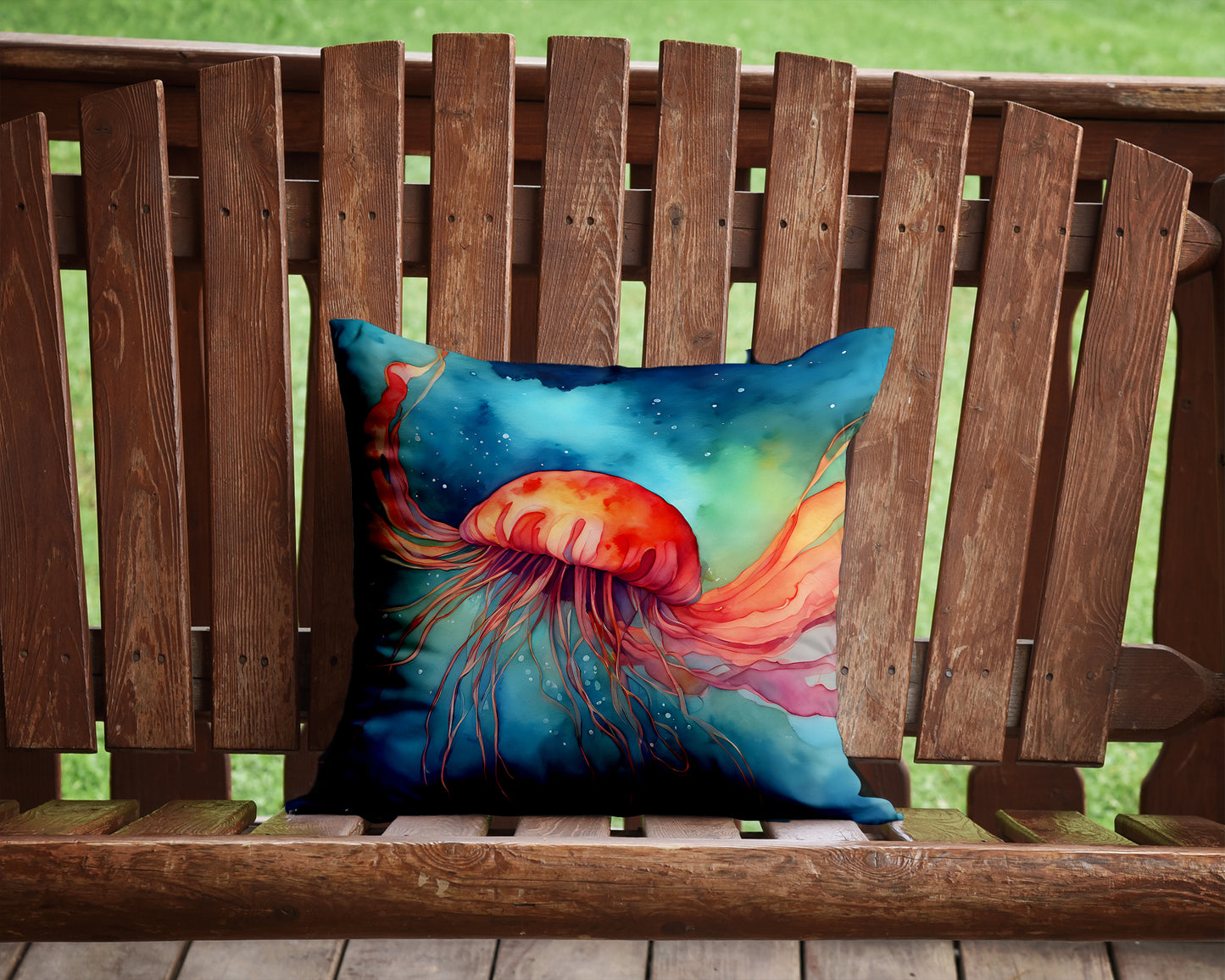 Jellyfish Throw Pillow