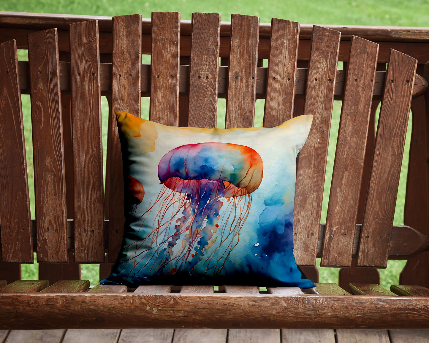 Jellyfish Throw Pillow