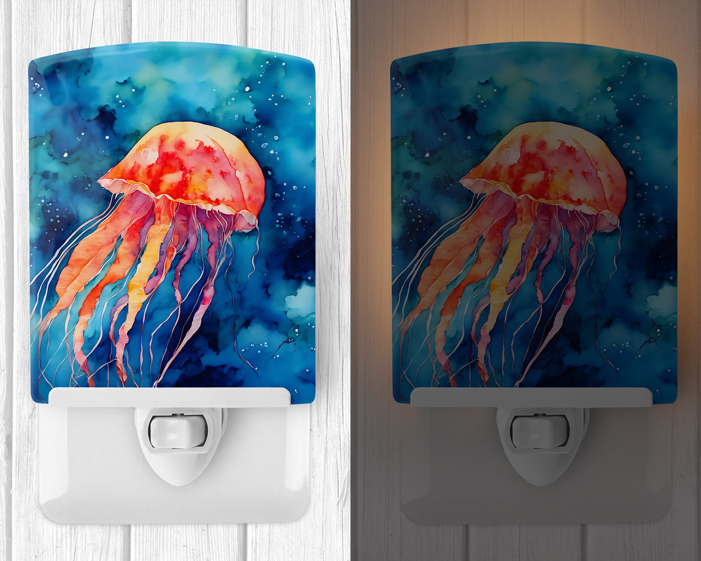 Jellyfish Ceramic Night Light