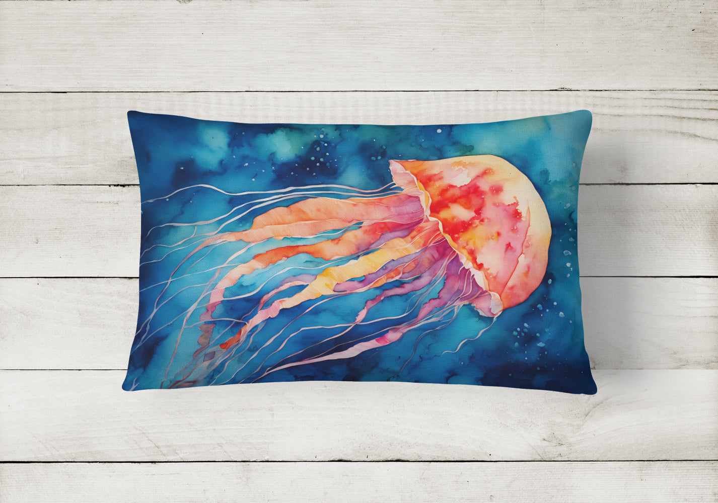 Jellyfish Throw Pillow