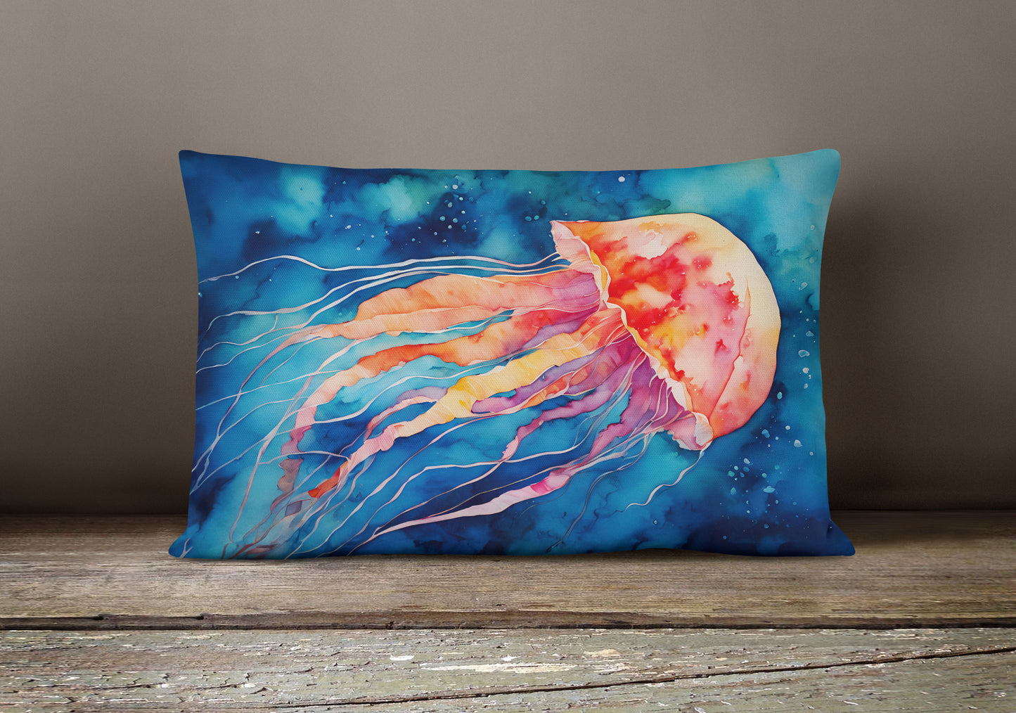 Jellyfish Throw Pillow