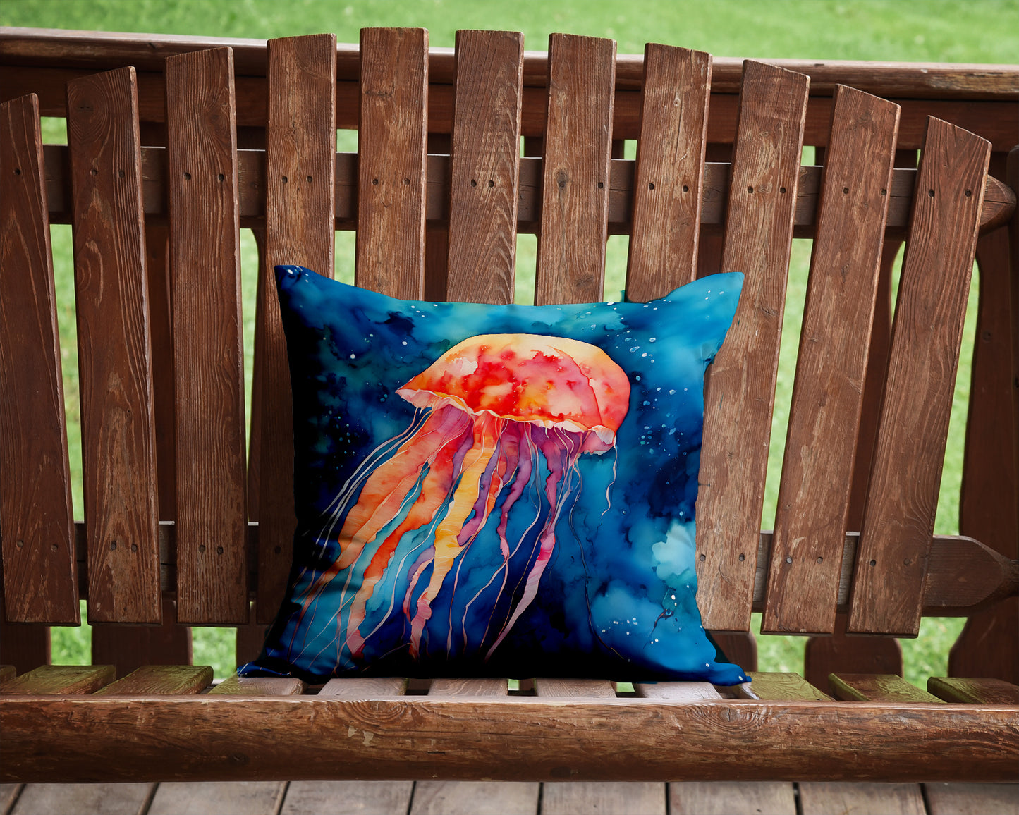 Jellyfish Throw Pillow