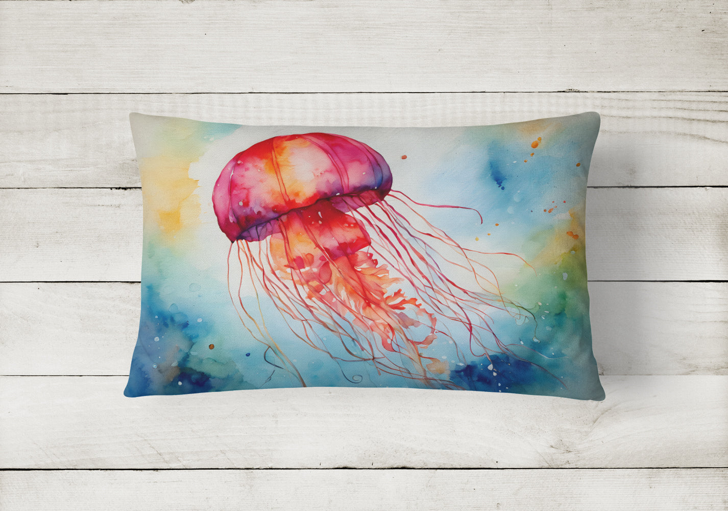 Jellyfish Throw Pillow