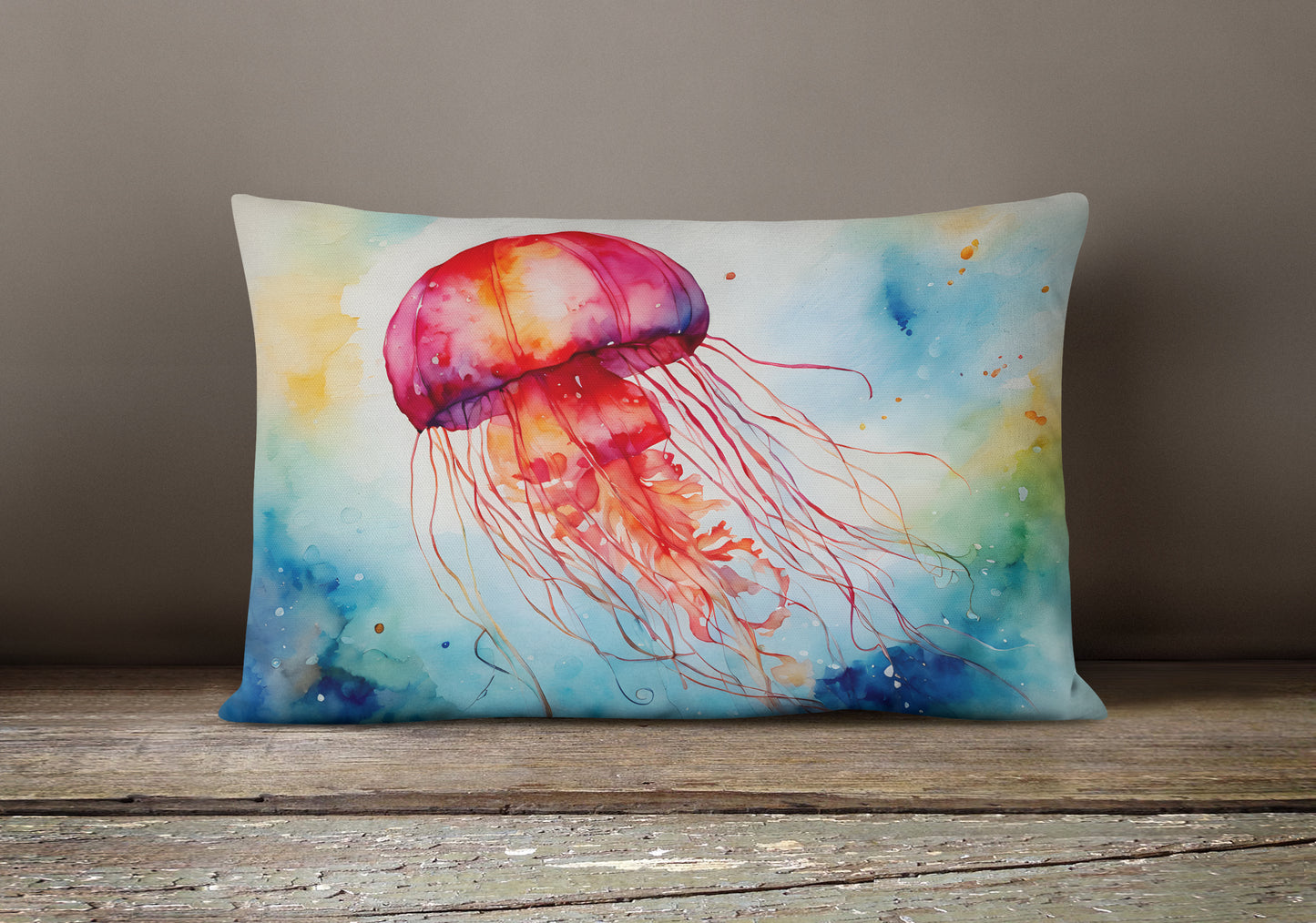 Jellyfish Throw Pillow