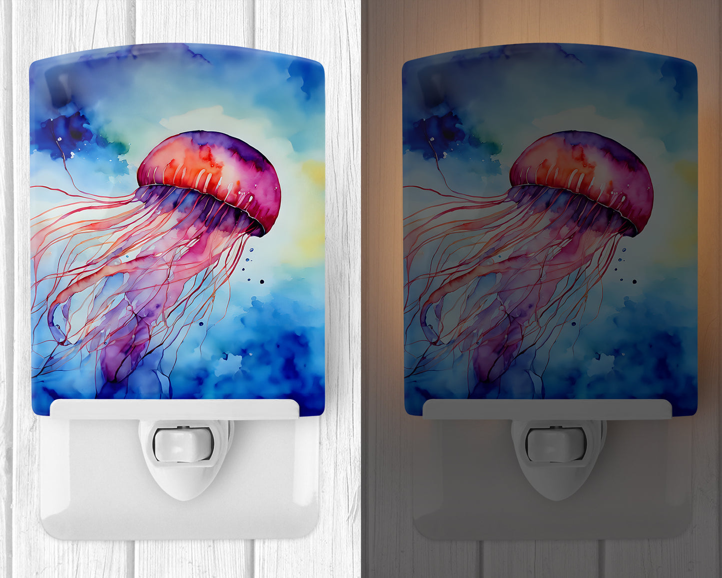 Jellyfish Ceramic Night Light