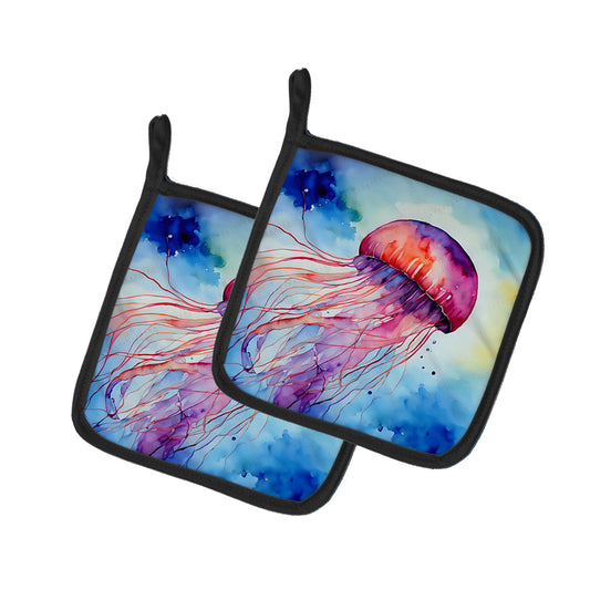 Buy this Jellyfish Pair of Pot Holders