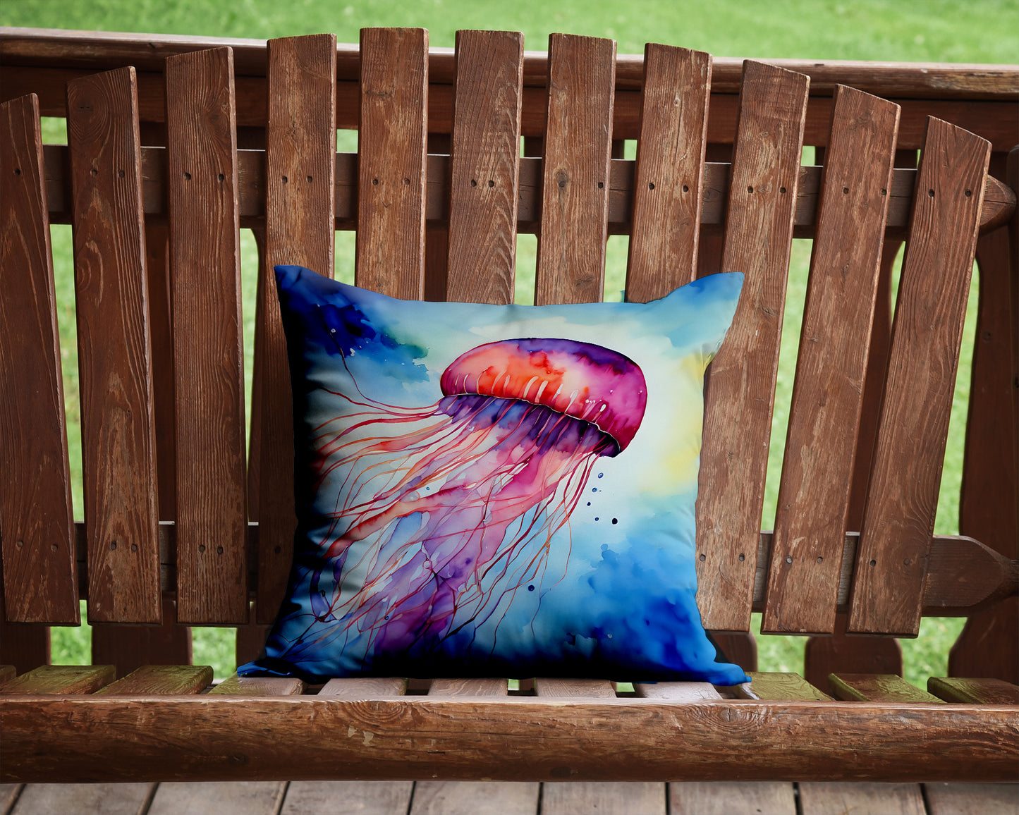 Jellyfish Throw Pillow