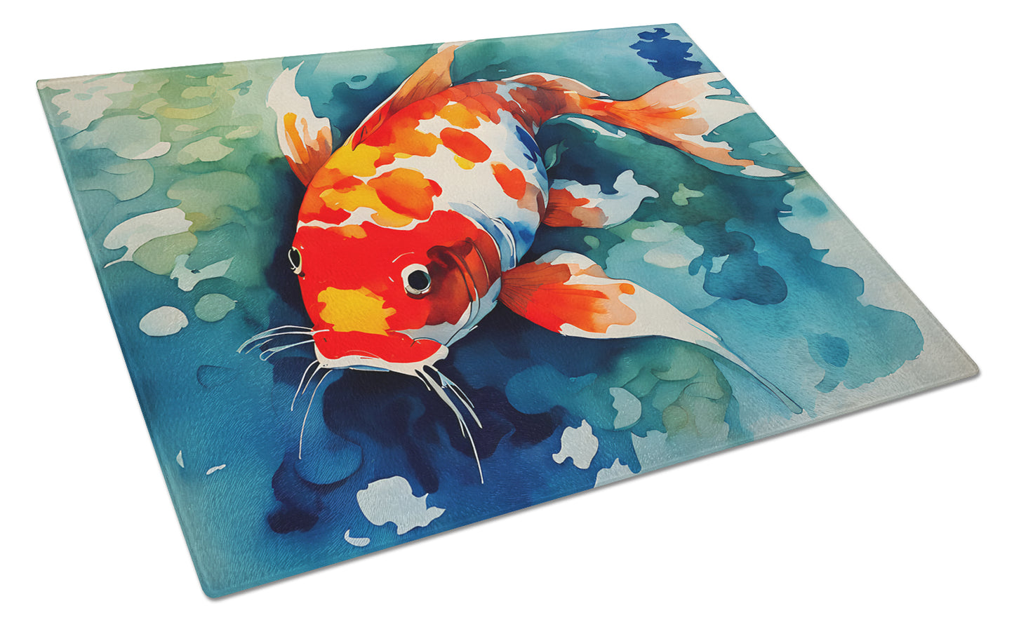 Buy this Koi Fish Glass Cutting Board