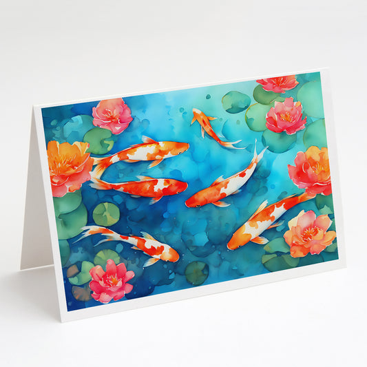 Buy this Koi Fish Greeting Cards Pack of 8