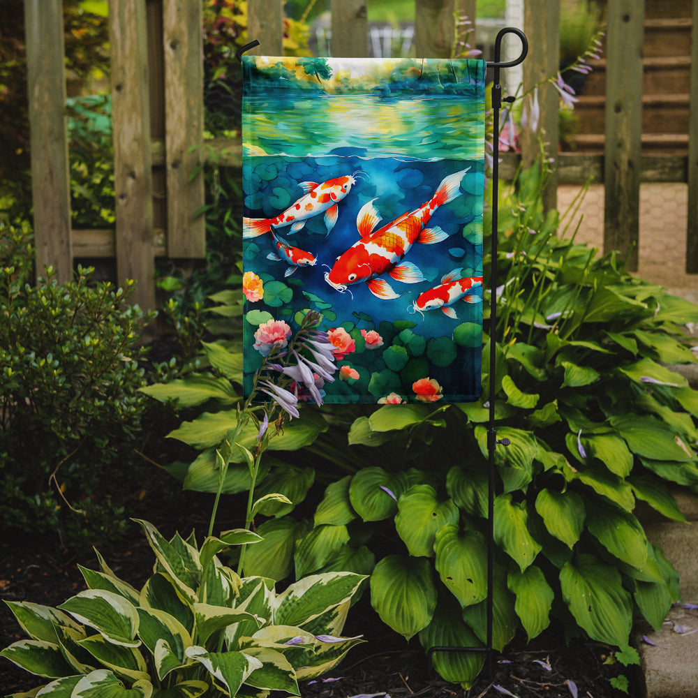 Koi Fish Garden Flag