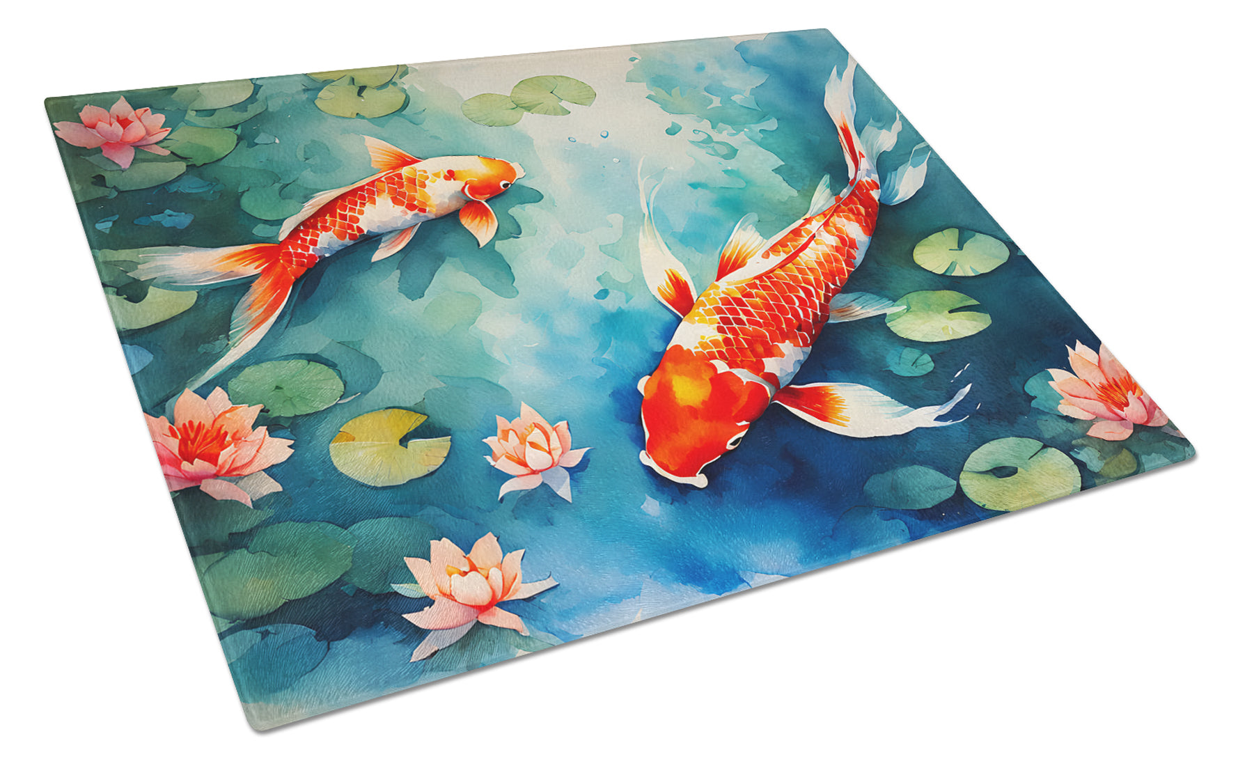 Buy this Koi Fish Glass Cutting Board