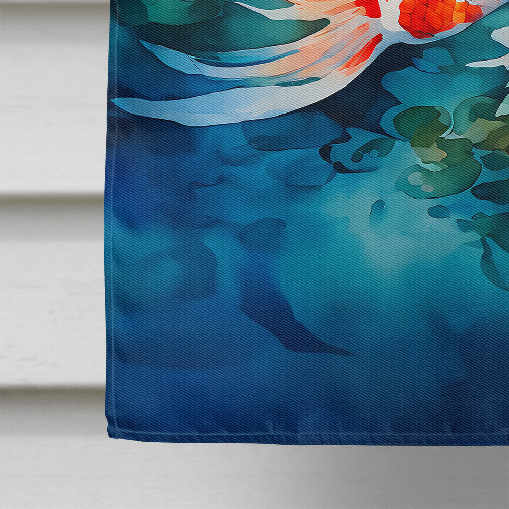 Koi Fish House Flag