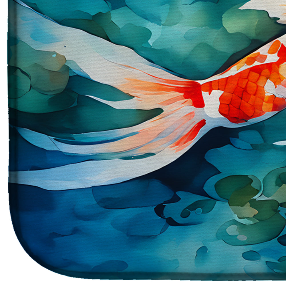 Koi Fish Dish Drying Mat