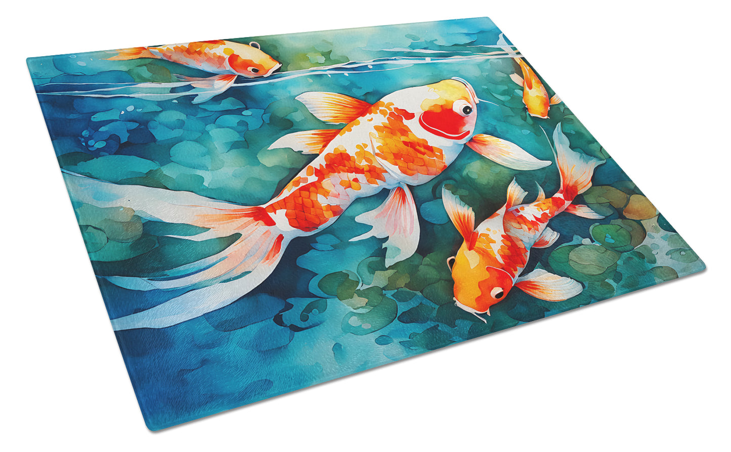 Buy this Koi Fish Glass Cutting Board