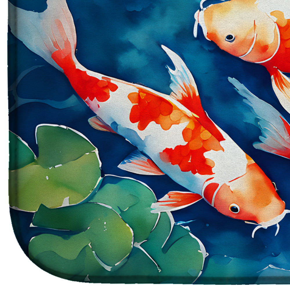 Koi Fish Dish Drying Mat