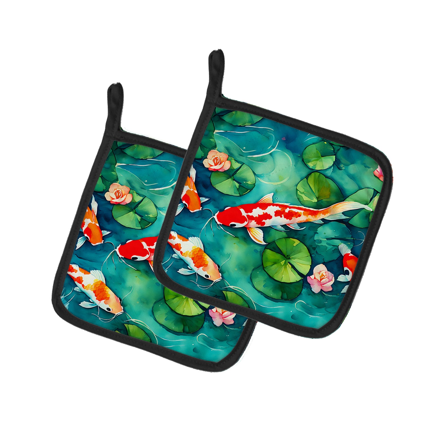 Buy this Koi Fish Pair of Pot Holders