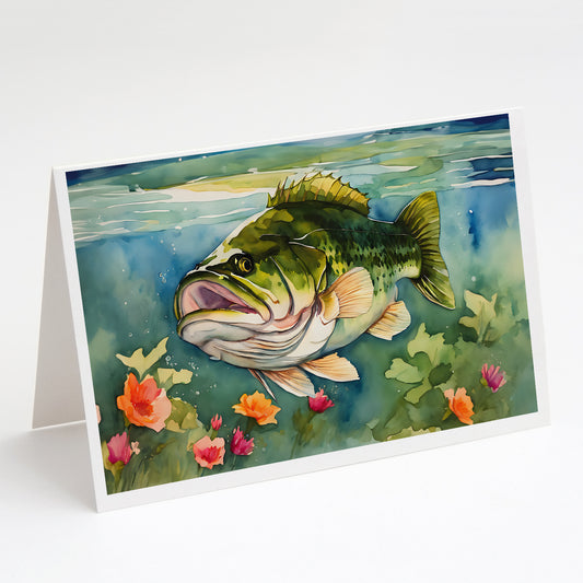 Buy this Largemouth Bass Greeting Cards Pack of 8