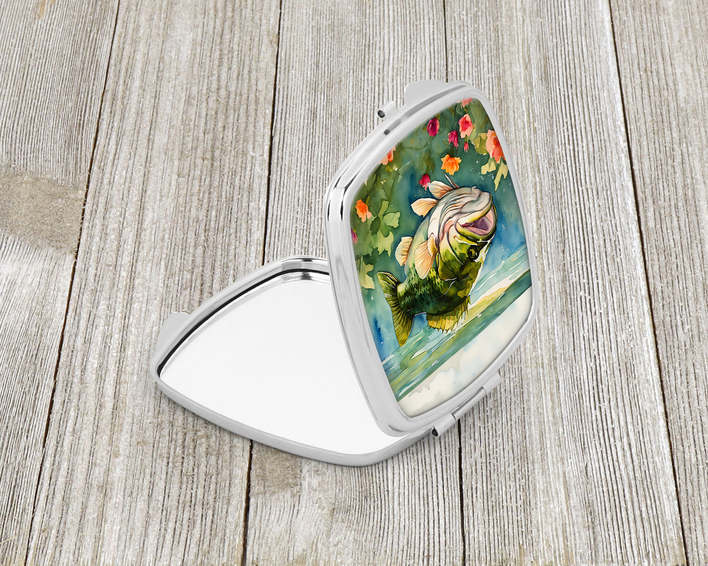 Largemouth Bass Compact Mirror