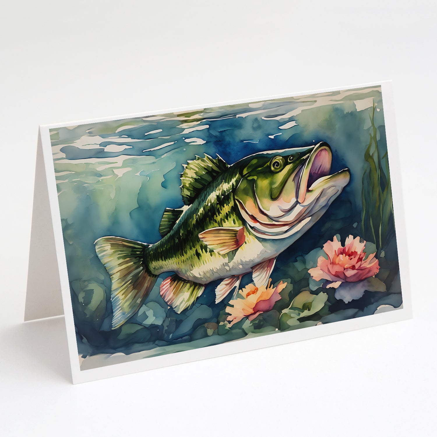 Buy this Largemouth Bass Greeting Cards Pack of 8