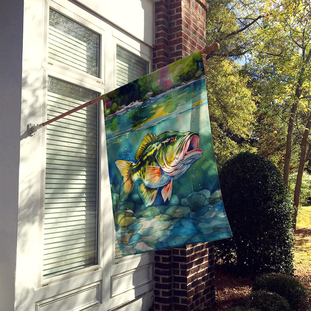 Largemouth Bass House Flag