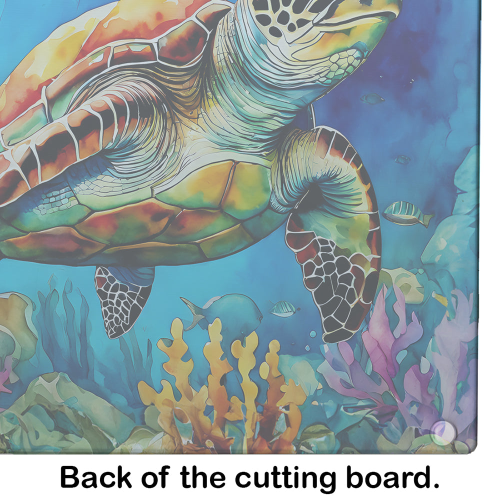 Loggerhead Sea Turtle Glass Cutting Board