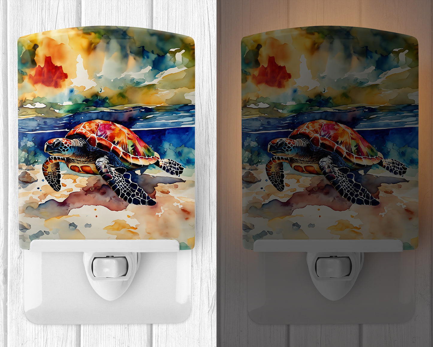 Loggerhead Sea Turtle Ceramic Night Light