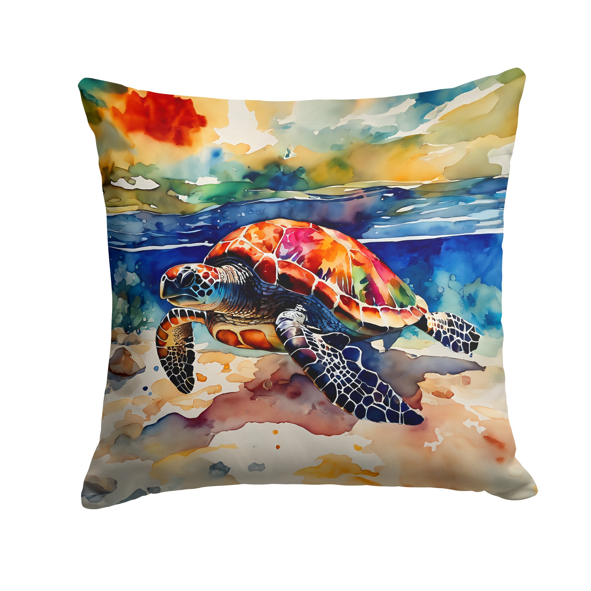 Buy this Loggerhead Sea Turtle Throw Pillow