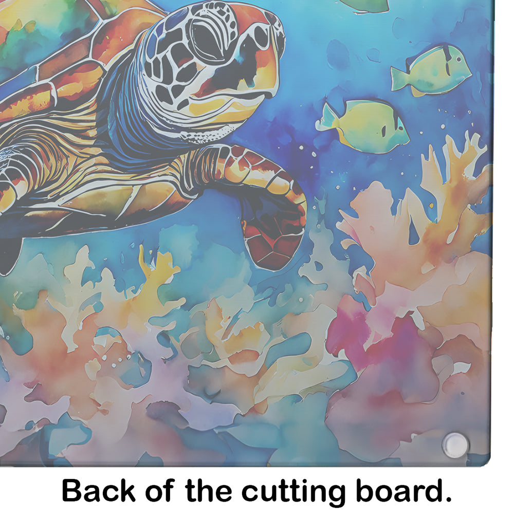 Loggerhead Sea Turtle Glass Cutting Board