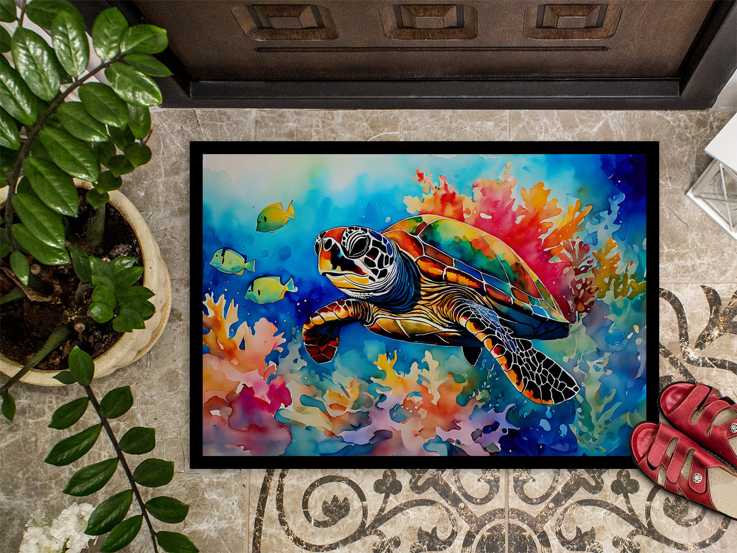 Loggerhead Sea Turtle Doormat