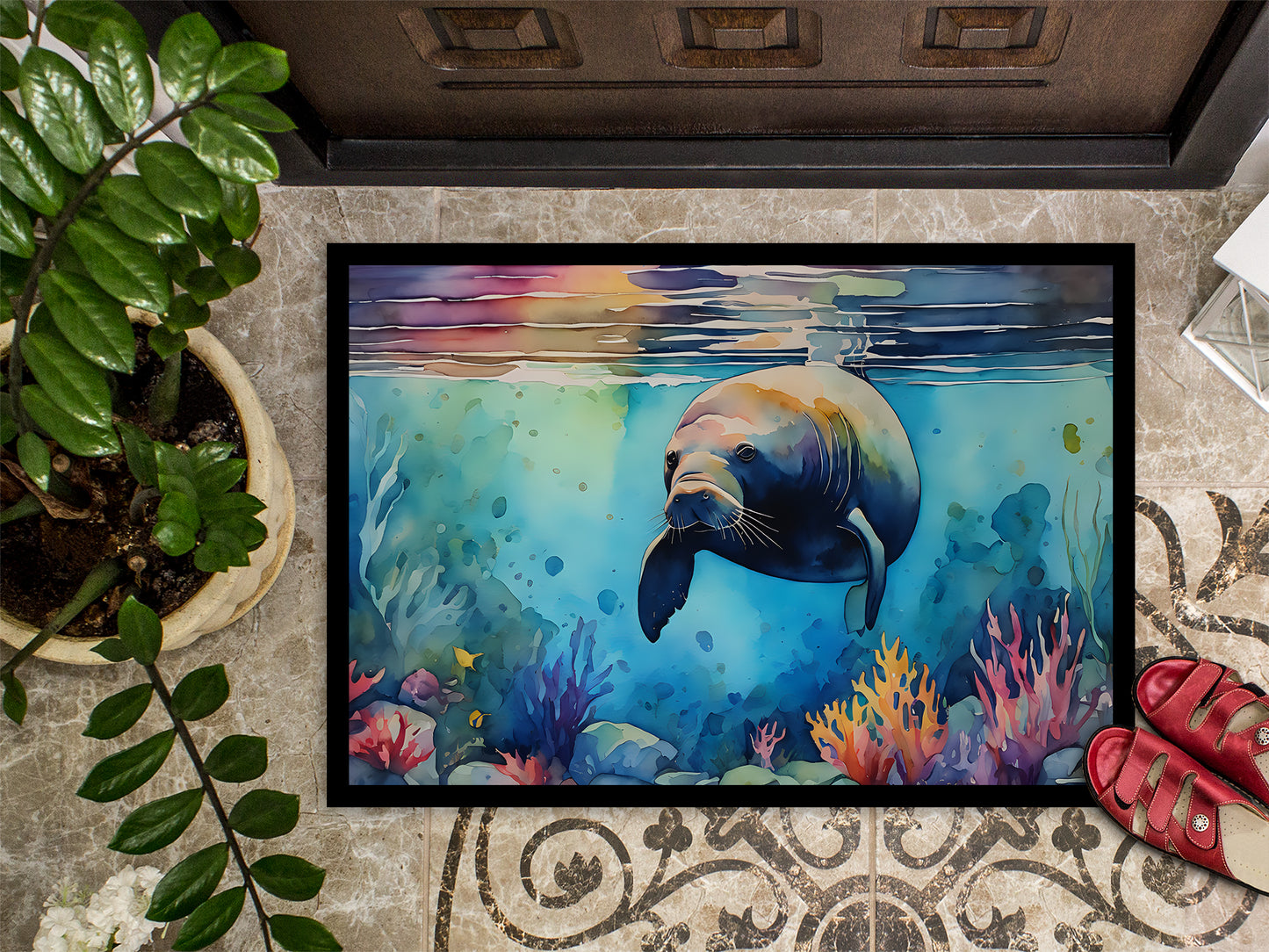 Manatee Doormat