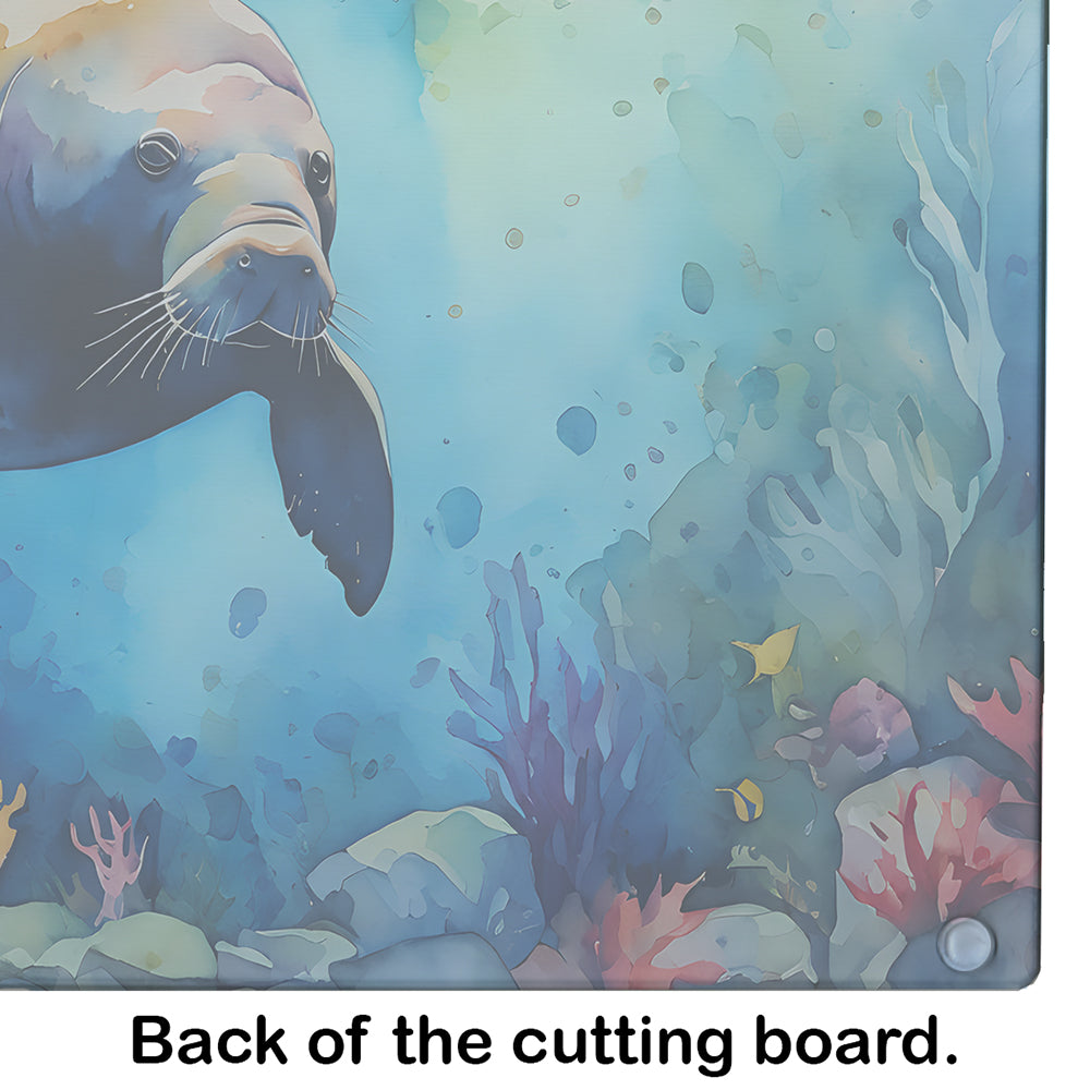 Manatee Glass Cutting Board