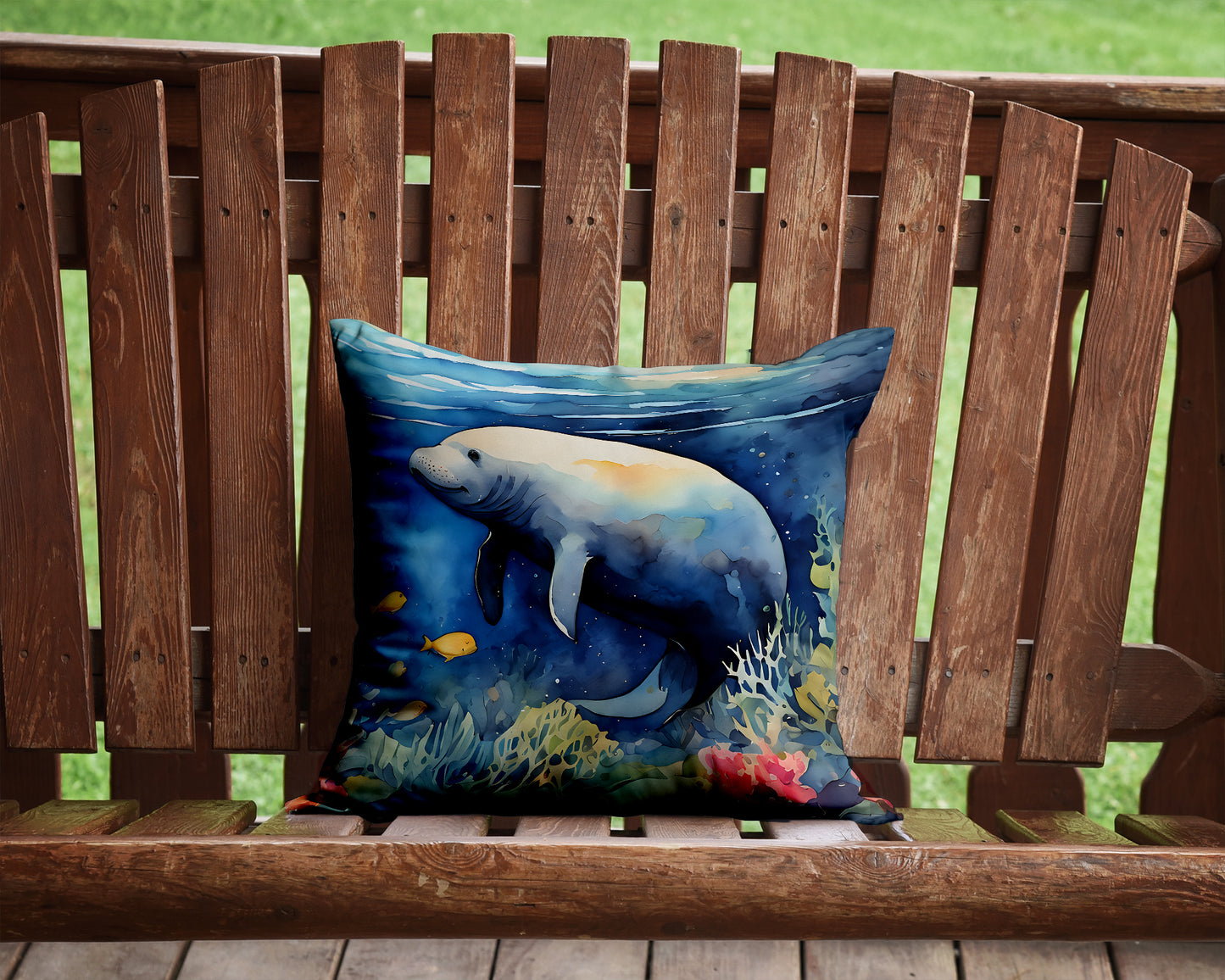 Manatee Throw Pillow