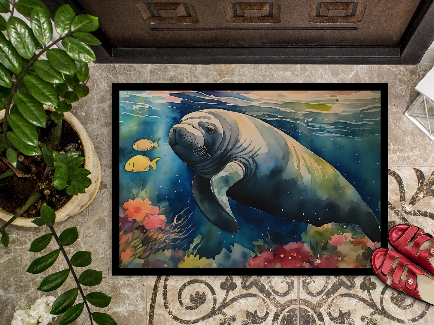 Manatee Doormat