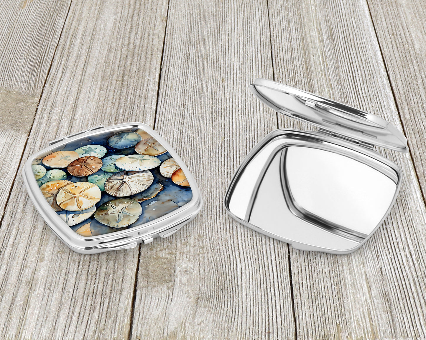 Sand Dollars Compact Mirror