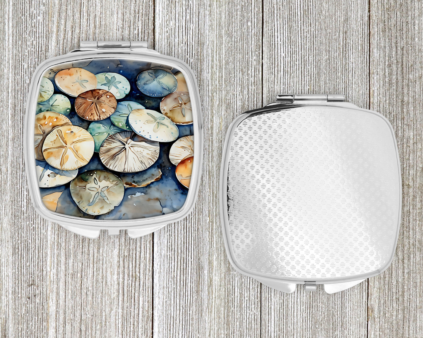 Sand Dollars Compact Mirror