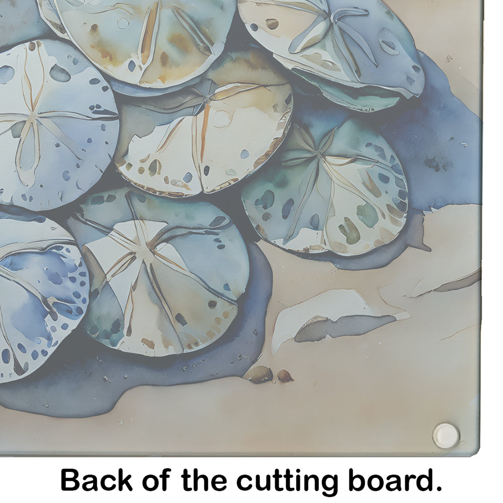 Sand Dollars Glass Cutting Board