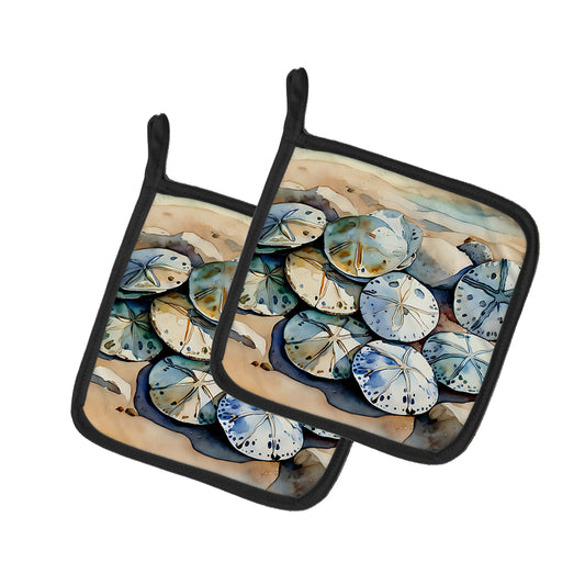 Buy this Sand Dollars Pair of Pot Holders