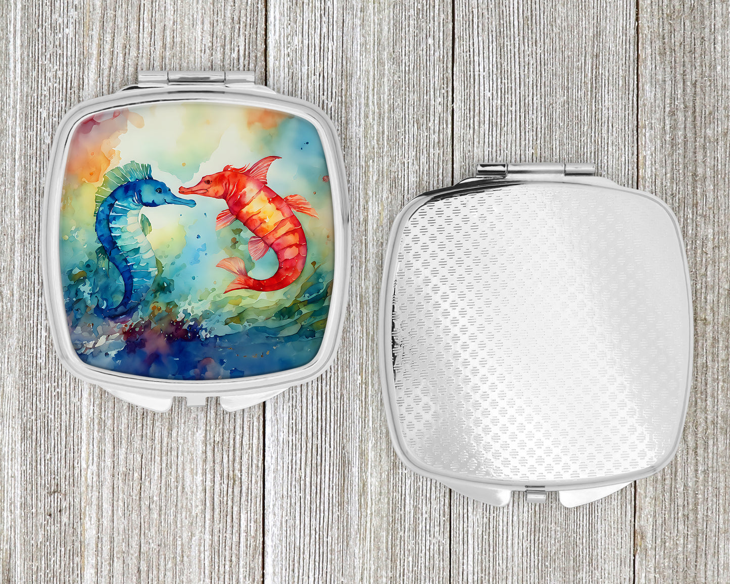 Seahorses Compact Mirror